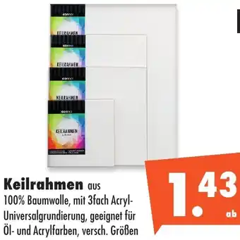 Mäc Geiz Keilrahmen Angebot