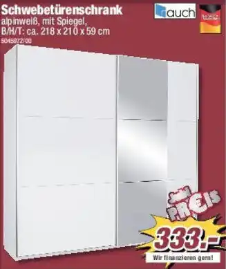 Poco Rauch Schwebetürenschrank Angebot