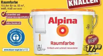 Poco Alpina Raumfarbe 10 Liter Angebot