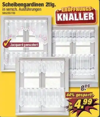 Poco Scheibengardinen 2tlg. Angebot