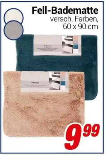 CENTERSHOP Fell-Badematte Angebot