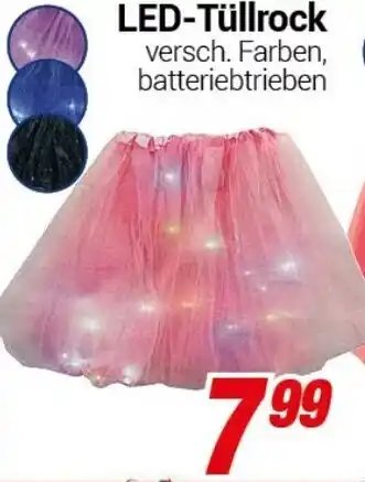 CENTERSHOP LED-Tüllrock Angebot