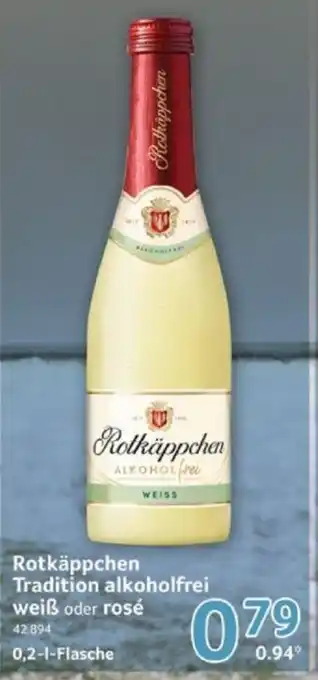 Selgros Rotkäppchen Tradition alkoholfrei weiß oder rosé 750ml Angebot