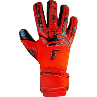 Intersport Reusch herren handschuhe attrakt gold x bright red / future blue / black 10 Angebot