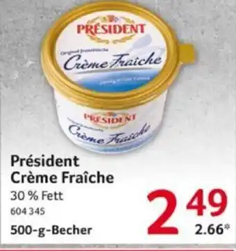 Selgros Président Crème Fraîche 30% Fett 500g Angebot