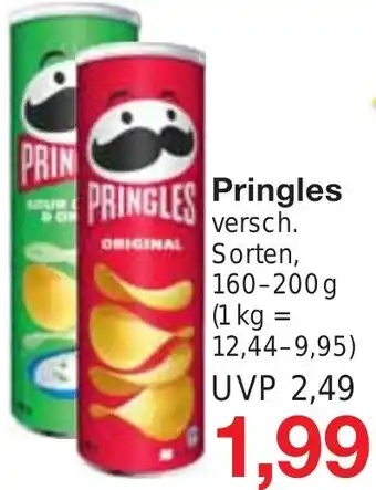 Wiglo Wunderland Pringles 160-200 g Angebot