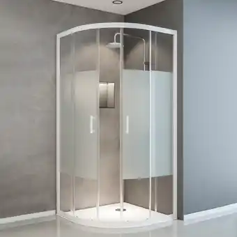 toom Baumarkt Schulte runddusche 'sunny' 90 x 90 x 190 cm alpinweiß Angebot