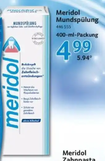 Selgros Meridol Mundspülung 400-ml-Packung Angebot