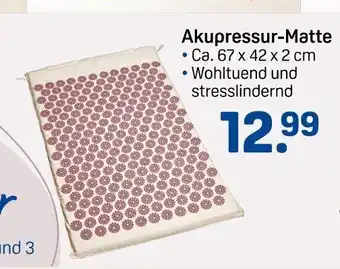 Rossmann Akupressur-Matte . Ca. 67 x 42 x 2 cm Angebot