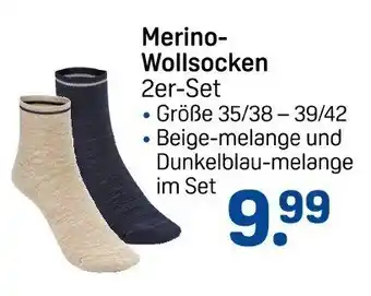Rossmann Merino-Wollsocken 2er-Set Angebot