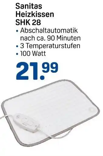 Rossmann Sanitas Heizkissen SHK 28 Angebot