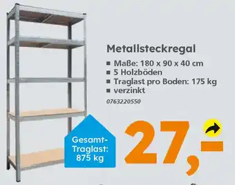 Globus Baumarkt Metallsteckregal Angebot