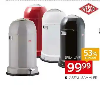 XXXLutz Wesco abfallsammler „kickmaster“ Angebot