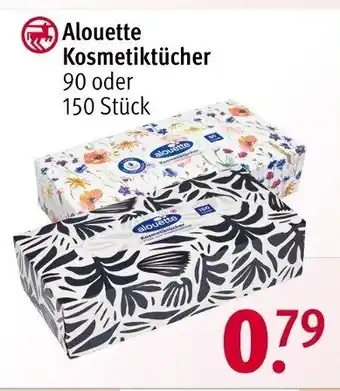 Rossmann Alouette Kosmetiktücher 90 oder 150 Stück Angebot