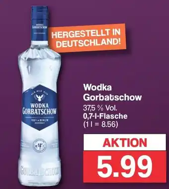 Famila Nord West Wodka Gorbatschow 37,5 % Vol. 0,7-1-Flasche Angebot