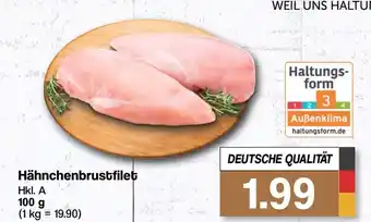 Famila Nord West HOFWERTE Hähnchenbrustfilet Hkl. A 100 g Angebot