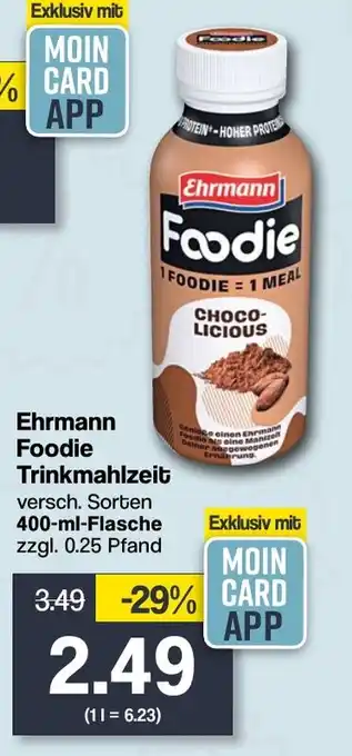 Famila Nord West Ehrmann Foodie Trinkmahlzeit versch. Sorten 400-ml-Flasche Angebot