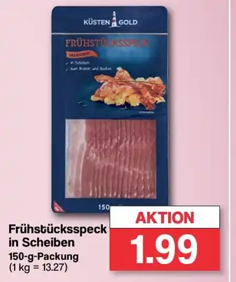 Famila Nord West KÜSTEN GOLD Frühstücksspeck in Scheiben 150-g-Packung Angebot