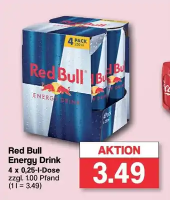 Famila Nord West Red Bull Energy Drink 4 x 0,25 L Angebot