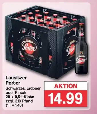 Famila Nord West Lausitzer Porter Schwarzes, Erdbeer oder Kirsch 20 x 0,5-1-Kiste Angebot