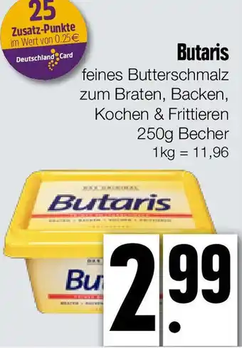 Edeka Xpress Butaris feines Butterschmalz 250 g Becher Angebot