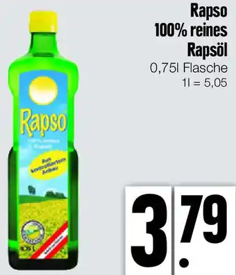 Edeka Xpress Rapso 100% reines Rapsöl 0,75 L Flasche Angebot