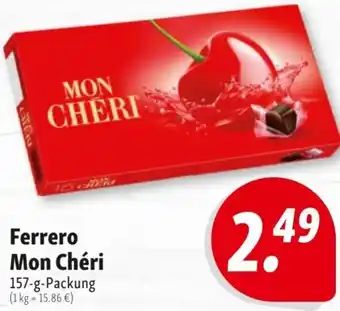 Nah & Frisch Ferrero Mon Chéri 157 g Packung Angebot