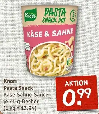 nahkauf Knorr Pasta Snack 71 g Becher Angebot