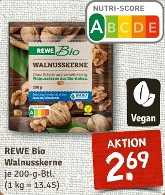 nahkauf REWE Bio Walnusskerne 200-g-Btl. Angebot