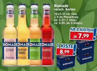 Hol'ab Getränkemarkt Bionade 12x0.33 Ltr. Glas Angebot