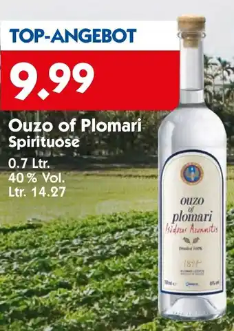 Hol'ab Getränkemarkt Ouzo of Plomari Spirituose 0.7 Ltr. Angebot