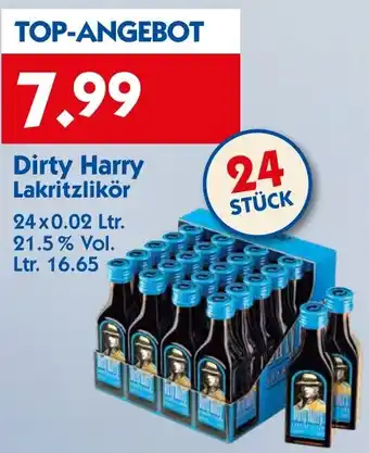 Hol'ab Getränkemarkt Dirty Harry Lakritzlikör 24x0.02 Ltr. Angebot