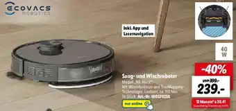 Lidl ECOVACS ROBOTICS Saug und Wischroboter Angebot