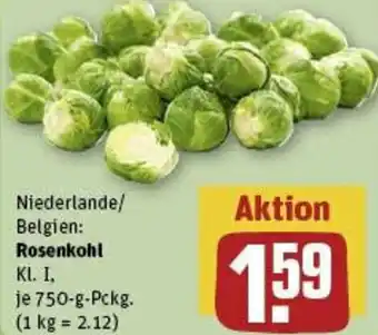 REWE Rosenkohl 750 g Pckg. Angebot