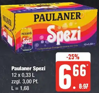 Edeka Paulaner Spezi 12x0,33 L Angebot