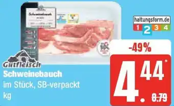 Edeka Gutfleisch Schweinebauch Angebot