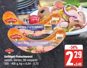 Edeka Gutfried Geflügel-Fleischwurst 350-400 g Angebot