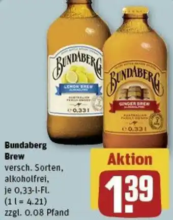 REWE Bundaberg Brew 0,33 L-Fl. Angebot