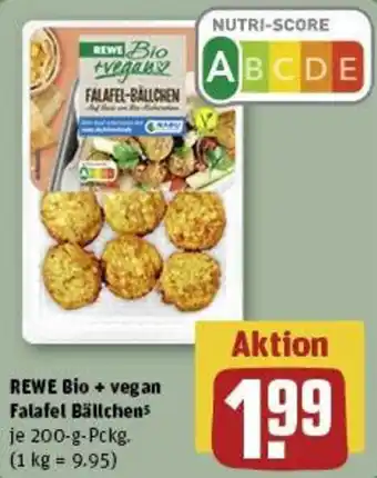 REWE REWE Bio + vegan Falafel Bällchen 200 g Pckg. Angebot