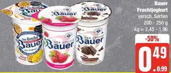 Edeka Bauer Fruchtjoghurt 200-250 g Angebot