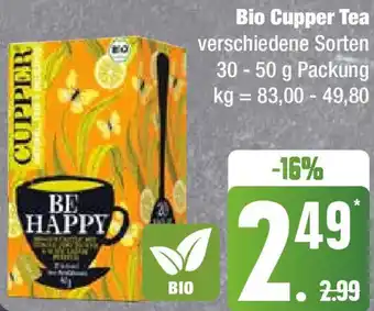 Edeka Bio Cupper Tea 30-50 g Packung Angebot