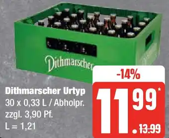 Edeka Dithmarscher Urtyp 30 x 0,33 L Angebot