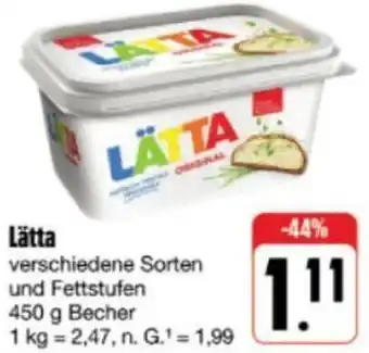 nah & gut Lätta 450 g Becher Angebot