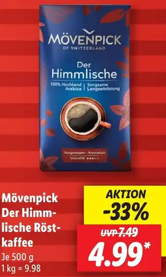 Lidl Mövenpick Der Himmlische Röstkaffee 500 g Angebot