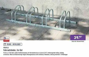 Aldi Nord Provelo Fahrradständer, 2er-set Angebot