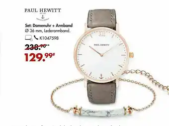 Galeria Paul Hewitt Set: Damenuhr + Armband Angebot