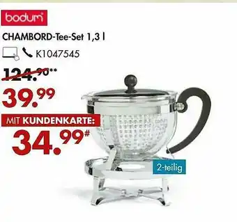 Galeria Bodum Chambord-tee-set Angebot