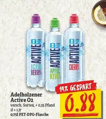 NP Discount Adelholzener Active O2 Angebot