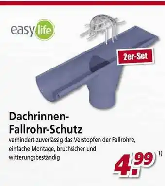 bauSpezi Easylife Dachrinnen Fallrohr-schutz Angebot