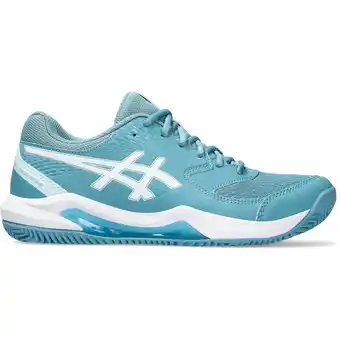 Intersport Asics damen tennisoutdoorschuhe gel-dedicate 8 clay gris blue/white 42 Angebot